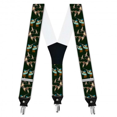 Bretele pantaloni personalizate, vânătoare de rațe